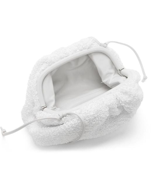 Bottega Veneta White The Pouch Clutch Bag