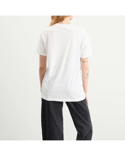 Anine Bing White Short-Sleeved T-Shirt