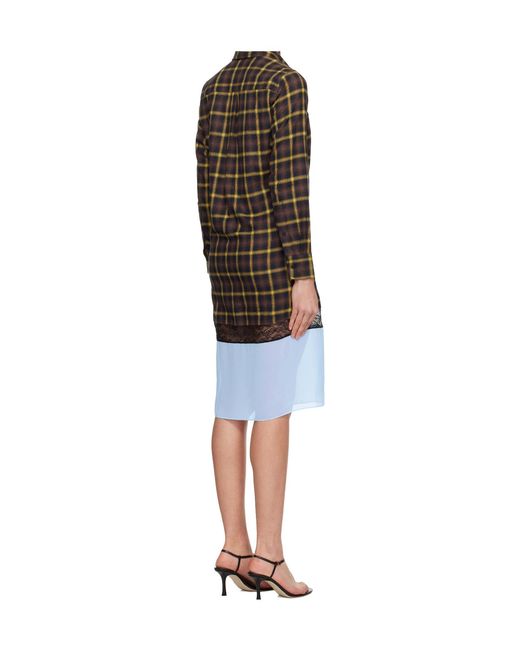 Coperni Multicolor Multi Layer Shirt Dress