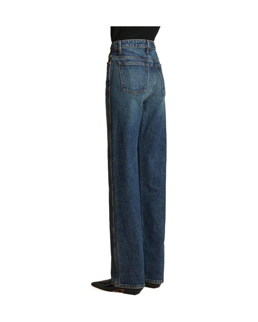 Khaite Blue High-Waist Jeans
