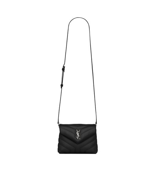 Saint Laurent White Loulou Toy Quilted Shoulder Bag