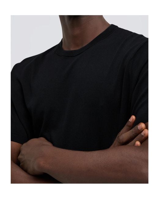 Aspesi Black Short-Sleeve T-Shirt for men