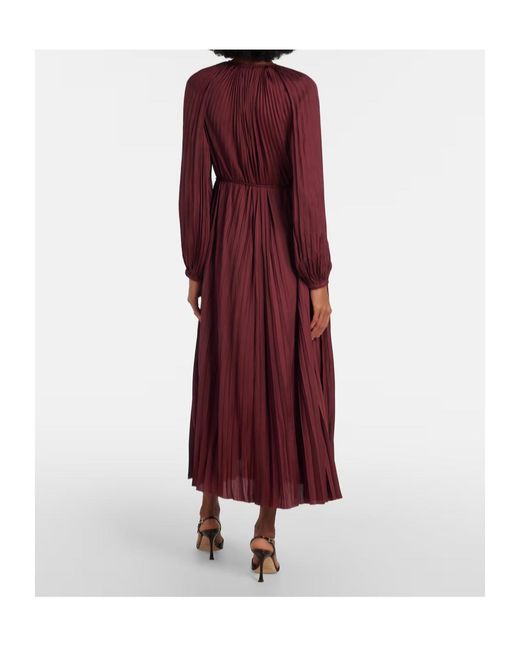 Ulla Johnson Red Long Sleeve Dress