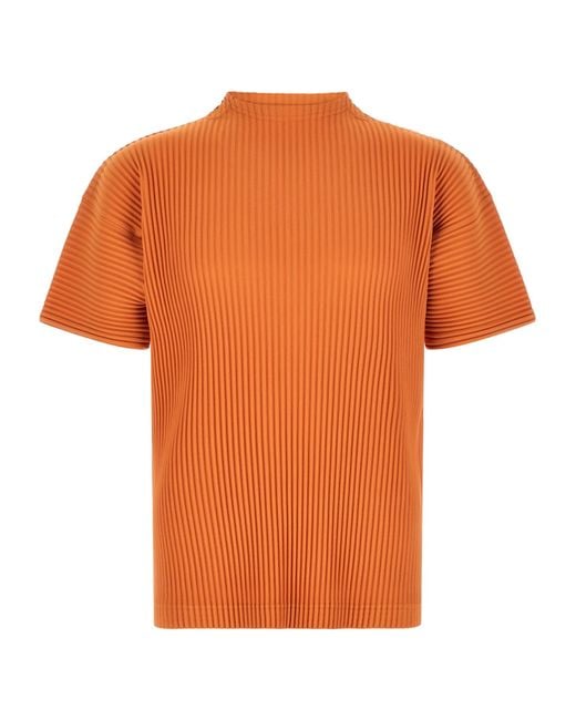 Homme Plissé Issey Miyake Orange 'Monthly Colors: March' Top for men