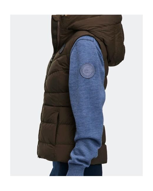 Canada Goose Brown Clair Padded Gilet
