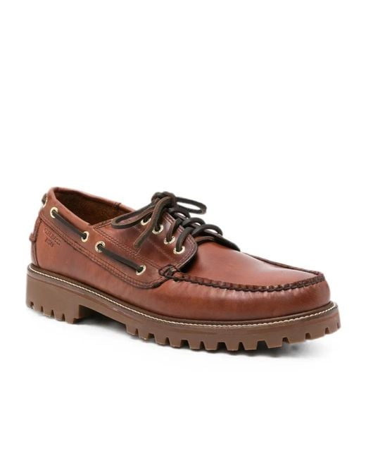 G.H.BASS Brown Ranger Boat Shoes for men