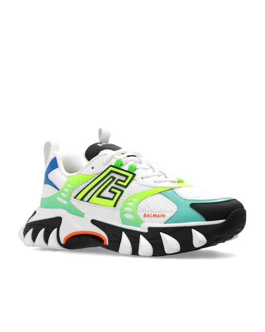 Balmain Green B-East Pb Trainers for men