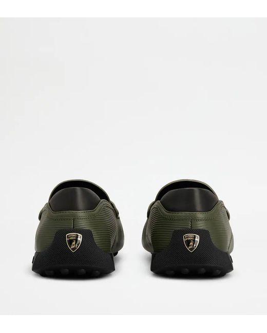 Tod's Green Round-Toe Loafers for men