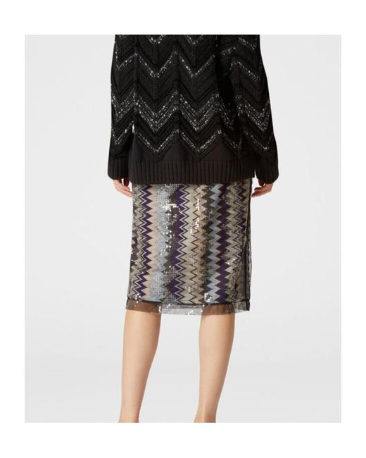 Missoni Gray Midi Skirts