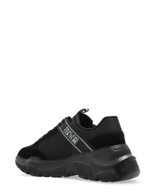 Versace Jeans Black Couture Chunky Sole Sneakers for men
