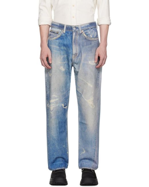 Our Legacy Blue Third Cut Distressed Jeans for men