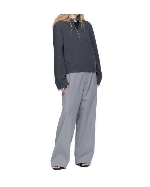 Rier Blue Long-Sleeved Sweatshirt