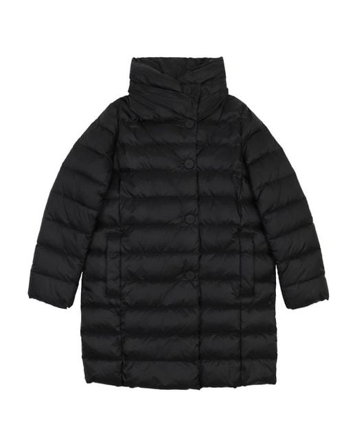 Weekend by Maxmara Black Long Sleeve Cotton Coat