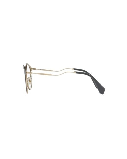Miu Miu White Full Frame Glasses