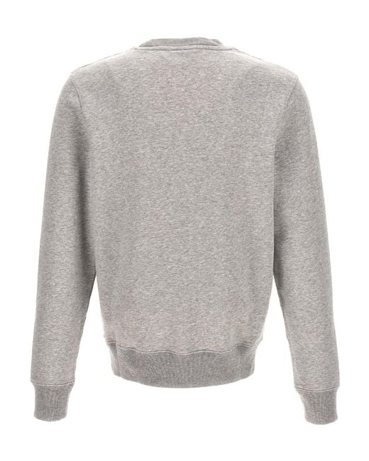 Maison Kitsuné Gray Fox Champion Sweatshirt for men