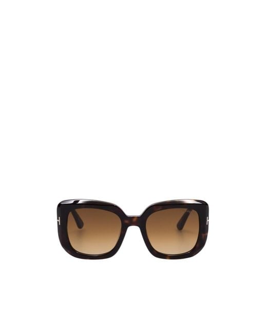 Tom Ford Black Eyewear Square Frame Sunglasses for men