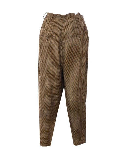 Uma Wang Green Casual Pants With Belt Loops