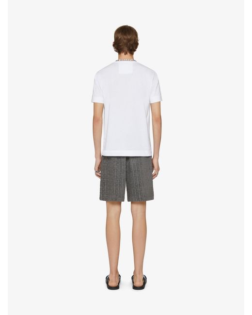 Givenchy White Slim Fit T-Shirt for men