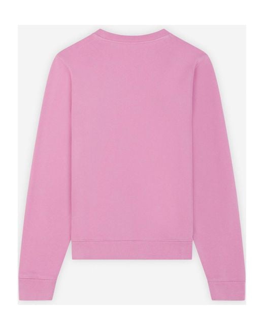 Maison Kitsuné Pink Fox Head Patch Hoodie