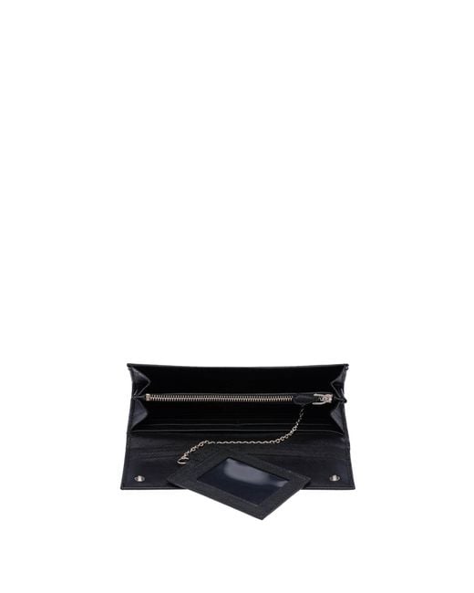 Prada Black Logo Wallet