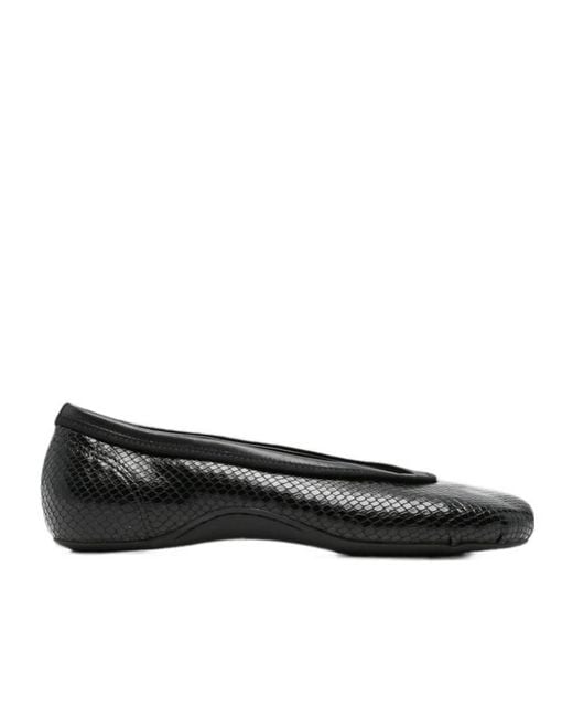 Dries Van Noten Black Ballet Flats