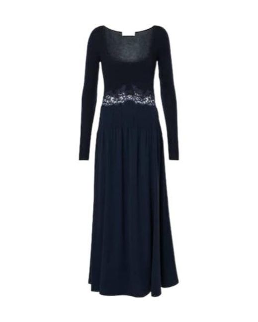 Gabriela Hearst Blue Prior Silk Maxi Dress