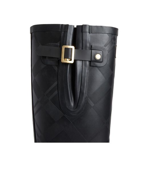 Barbour Black Tall Boots