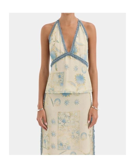 Sir Blue Cecile Backless Top