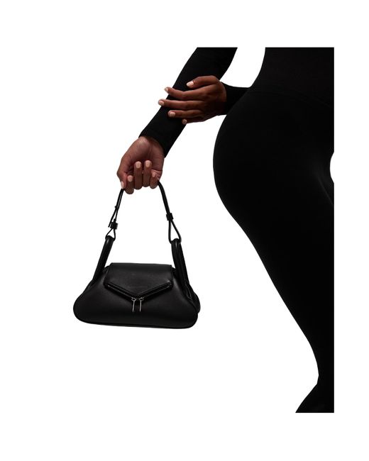 AMINA MUADDI Black Clamshell Handbag