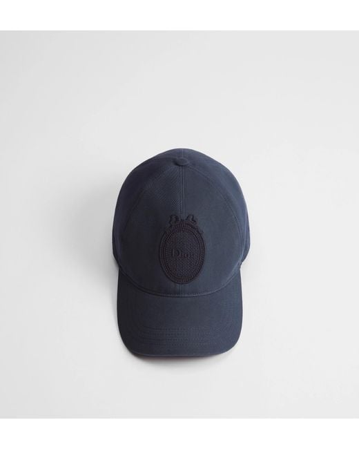 Dior Blue Médaillon D-Player Cap