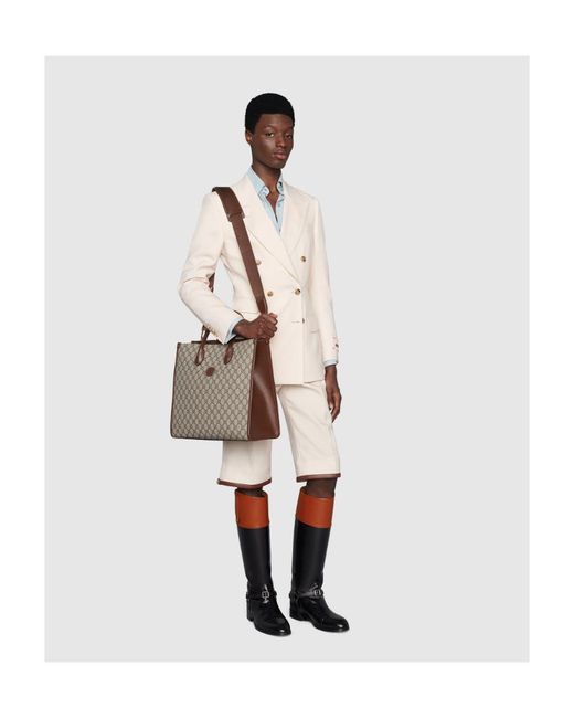 Gucci Multicolor Gg Supreme-Print Small Tote Bag for men