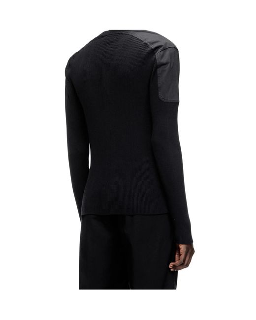 DIESEL Blue K-Martin Ribbed Long-Sleeves Top for men