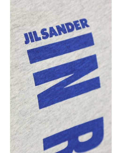 Jil Sander White Irl Long Sleeve T-Shirt for men