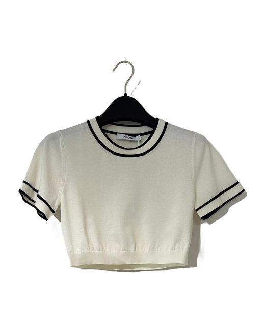 Max Mara Gray Short-Sleeved T-Shirt