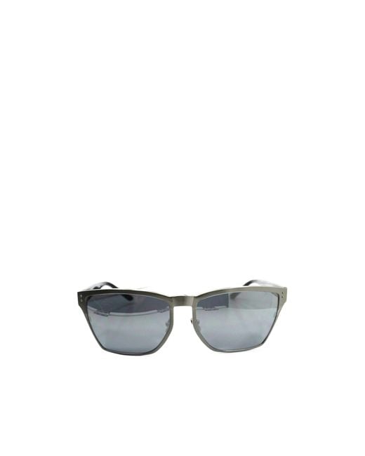 Linda Farrow White Full-Frame Sunglasses for men