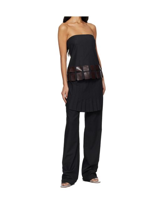 Paloma Wool Black Diana Tank Top