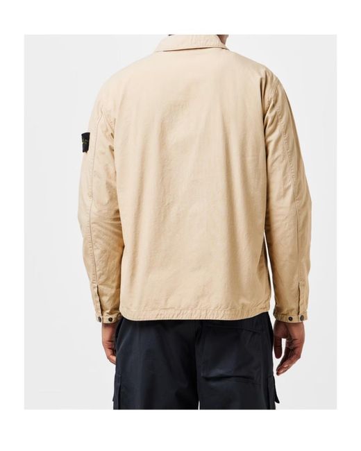 Stone Island Natural Overshirt for men
