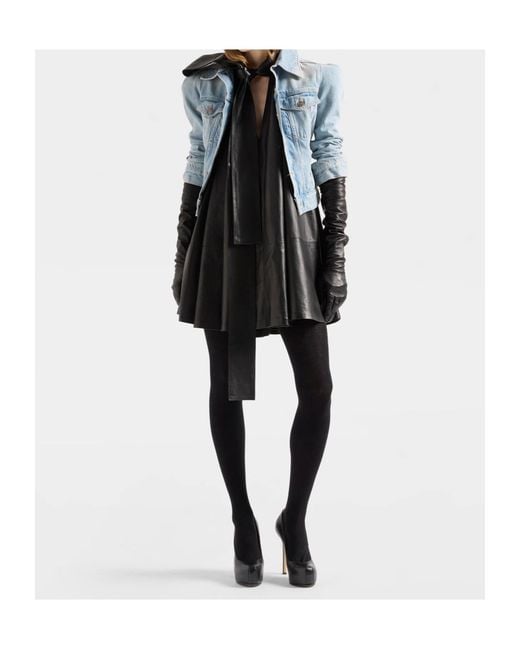 7 For All Mankind Black Show Cape