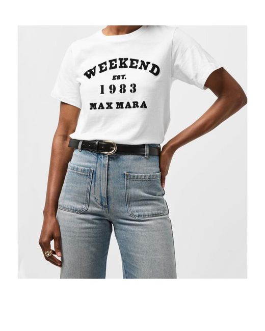 Weekend by Maxmara White T-Shirt