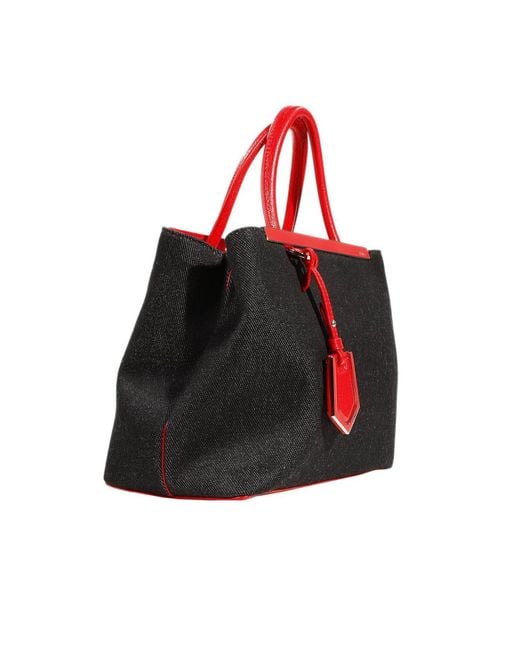 Fendi Red Logo Handbag