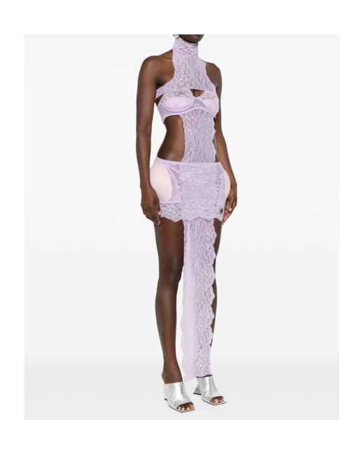 Jean Paul Gaultier Pink X Shayne Oliver Lingerie Minidress