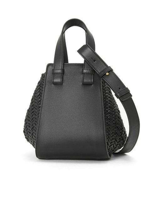 Loewe Black Compact Hammock Bucket Bag