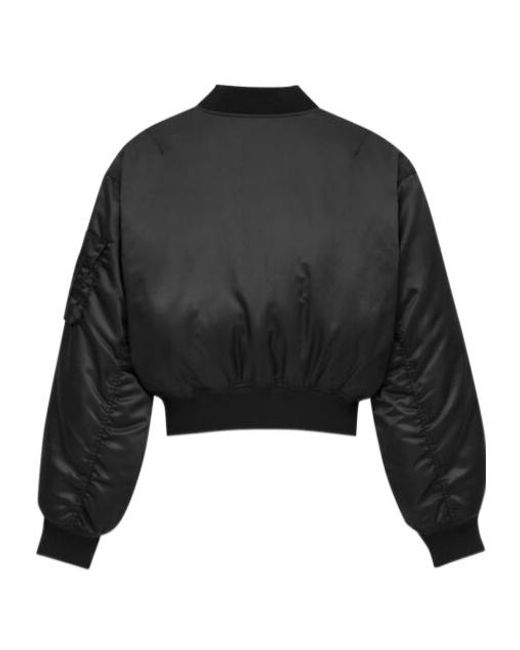 Saint Laurent Black Zip-Up Bomber Jacket for men