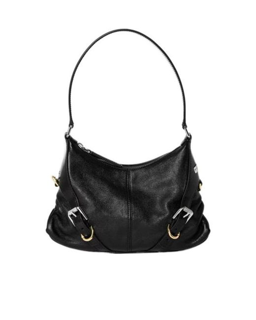 Givenchy Black Voyou Top Zip Shoulder Bag
