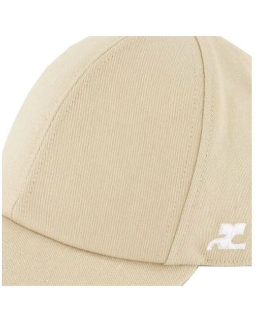 Courreges Natural Logo Hat for men