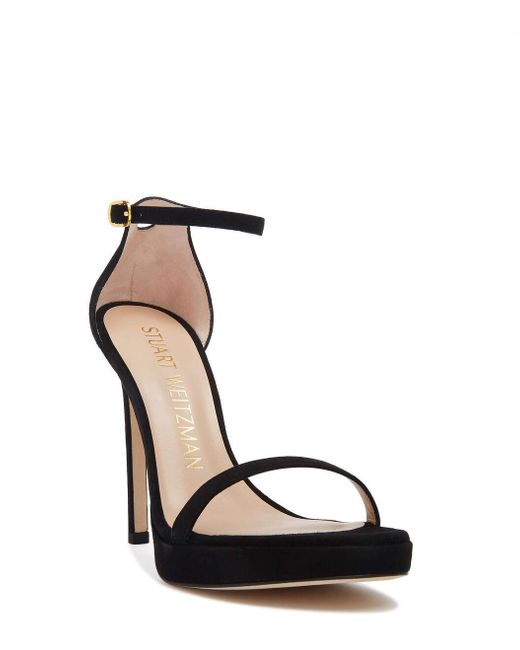 Stuart Weitzman Black Nudist Disco