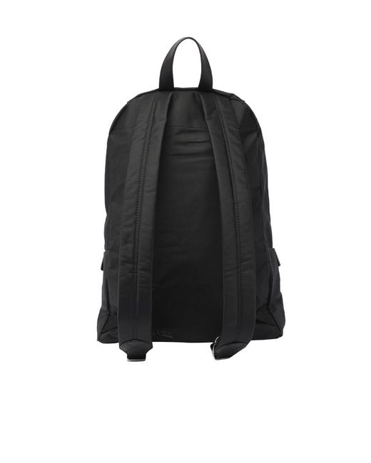 Marc Jacobs Black The Biker Logo-Patch Zipped Large Backpack