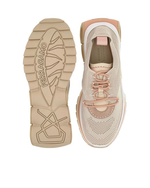 Ferragamo White Ferragamo Nima Low-Top Sneakers