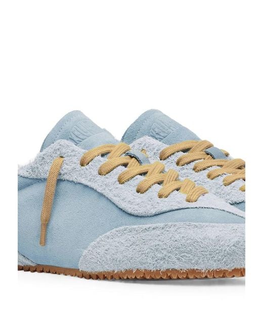 Axel Arigato Blue Round-Toe Low-Top Sneakers for men