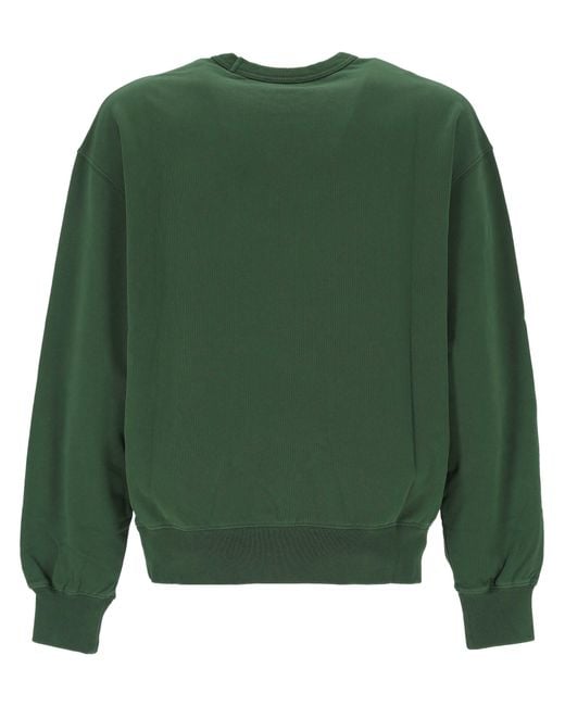 A.P.C. Green Long-Sleeve Sweatshirt for men